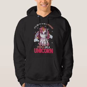 It's Okay To Be Different Sparkle Like A Unicorn Hoodie
