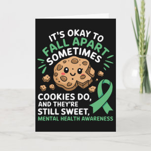 It's Okay To Fall Apart Mental Health Awareness  Card