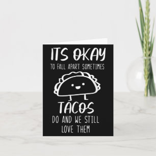 Its Okay To Fall Apart Sometimes Positive Quote Gi Card