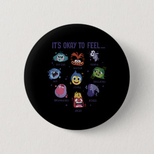 It's Okay To Feel All The Feels 6 Cm Round Badge