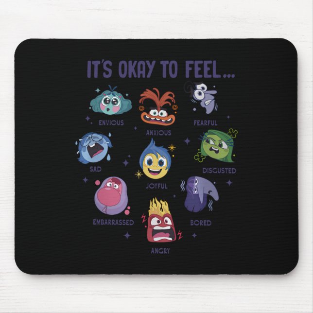 It's Okay To Feel All The Feels  Mouse Mat (Front)