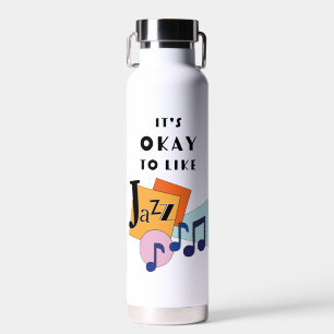 It's Okay to Like Jazz V.2 Water Bottle