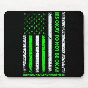 Its Okay To Not Be Okay Mental Health Awareness Mouse Mat