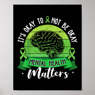 Its Okay To Not Be Okay Mental Health S Awareness Poster