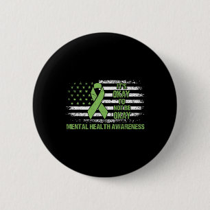 Its Okay To Not Be Okay Us Flag Mental Health Awar 6 Cm Round Badge