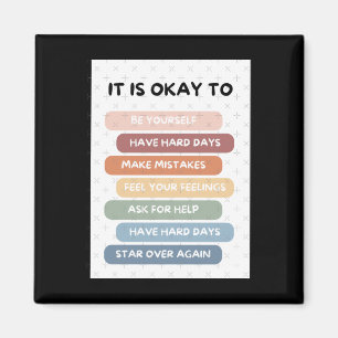 It's Okay To Png Digital Design Magnet
