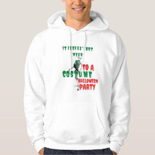 it's okkay not wear costume to the halloween hoodie