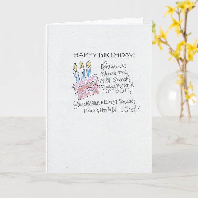 It's on me. card (Yellow Flower)