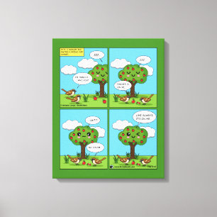 It's on Me... Comic Canvas Print