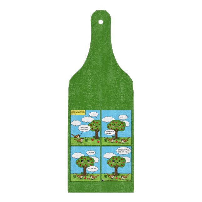 It's on Me... Comic Cutting Board (Front)