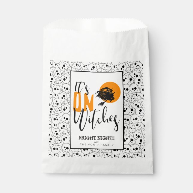 It's On Witches ID442 Favour Bags (Front)