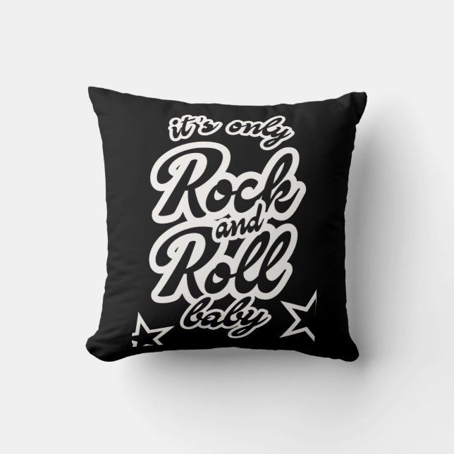 Its Only Rock and roll Baby Cushion (Front)