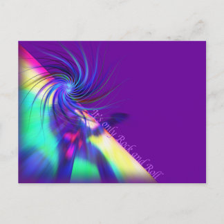 It's only Rock and Roll Postcard