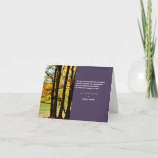 It's Only This Moment Thank-you for Sympathy Card