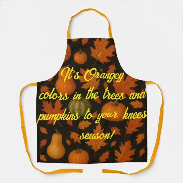 It's Orangey Apron (Front)