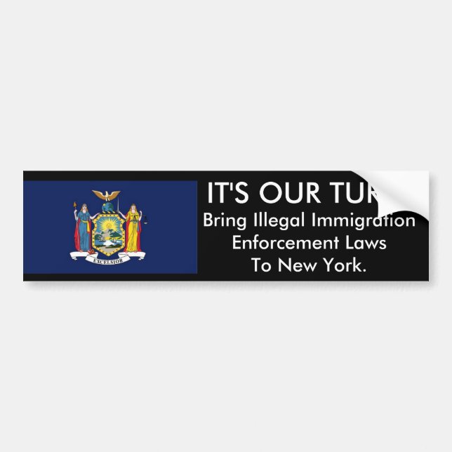 IT'S Our Turn, New York. Bumper Sticker (Front)
