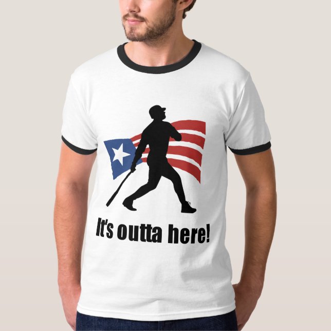 It's Outta Here t-shirt (Front)