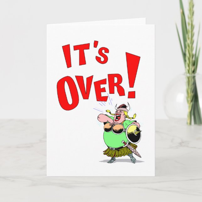 Its OVER! Card (Front)