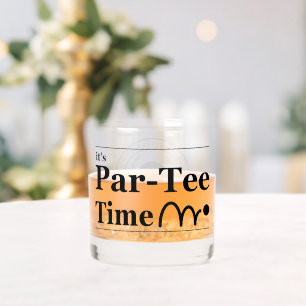 It's Par Tee Time Golf Club Name Your Name Whiskey Glass