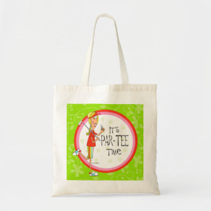 It's Par-Tee Time tote bag