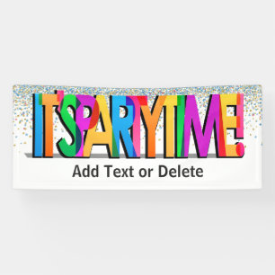 It's Party Time  Banner
