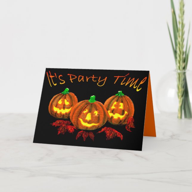 "It's Party Time" Card (Front)