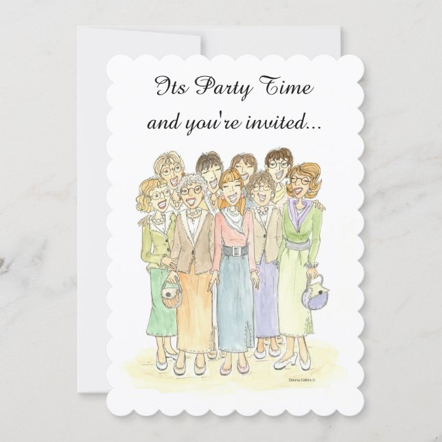 It's party time Invitation (Front)