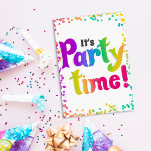 It's Party Time Invitation