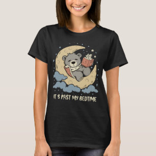 It's Past My Bedtime Bear Funny Bear Sleeping Book T-Shirt