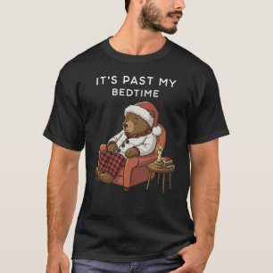 It's Past My Bedtime Funny Bear Lover Reading T-Shirt