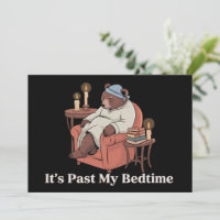 It's Past My Bedtime Funny Sleppy Bear Meme Xmas