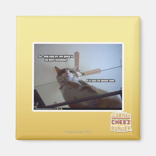 It's past my dinner time magnet (Front)