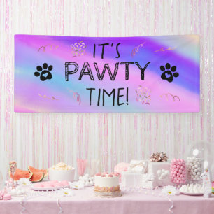 It's Pawty Time Banner