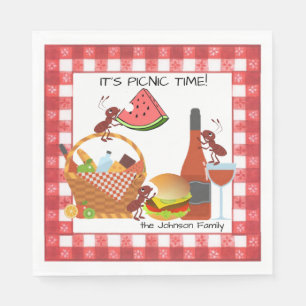 It's Picnic Time Paper Napkin