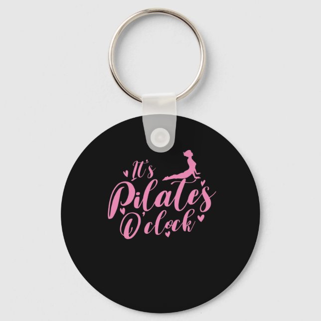 It's Pilates O'clock Powerhouse Körper Yoga Key Ring (Front)
