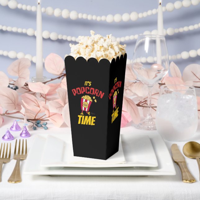 It's Popcorn Time Funny Favour Box (Wedding)