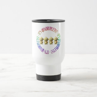 It's quadruplets! travel mug