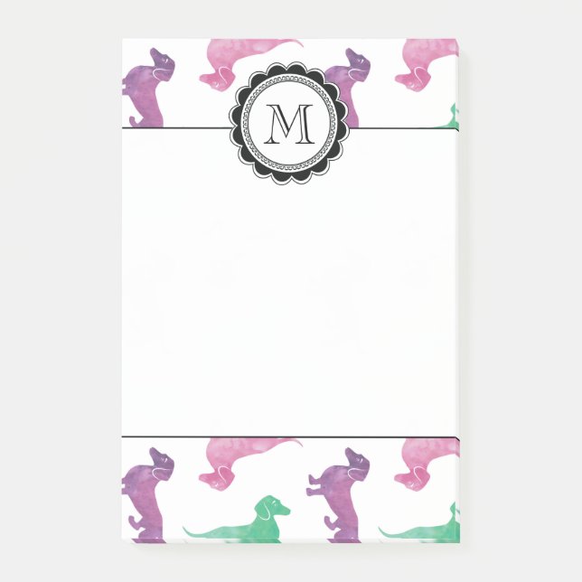 It's Raining Dachshunds Post-it Notes (Front)