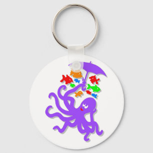 It's "raining" fish, keychain