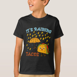 Its Raining Tacos Cinco De Mayo Funny Mexican Boy T-Shirt