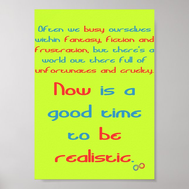 it's real poster (Front)