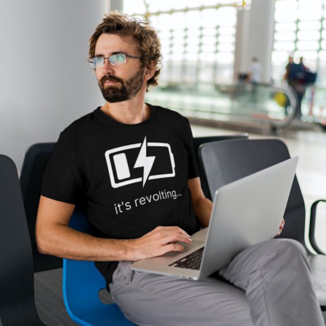It's Revolting - Battery Charging T-Shirt (Creator Uploaded)