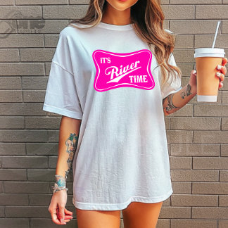 It's River Time T-Shirt – Retro Summer Float Trip