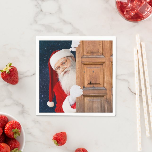 Its Santa Merry Christmas Name Napkin (Insitu)
