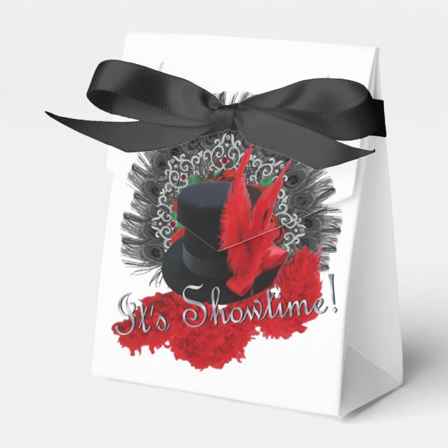 It's Showtime! Favour Box (Front Side)