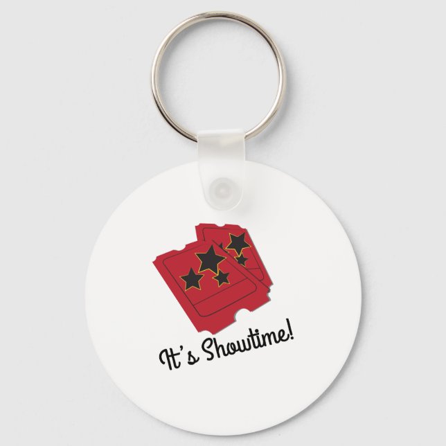 Its Showtime Key Ring (Front)