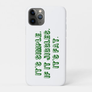 It's simple iPhone 11 pro case