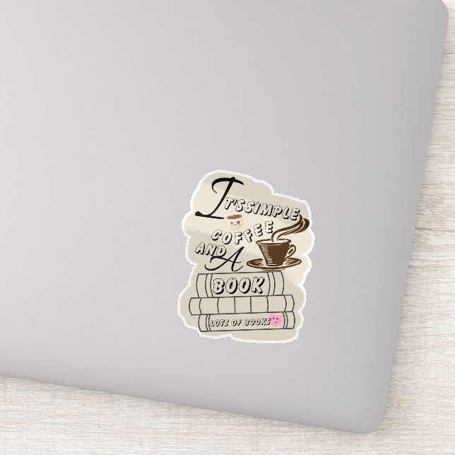 It's Simple Coffee and A Book (Detail)