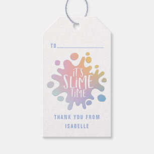 Its slime time thank you gift tags