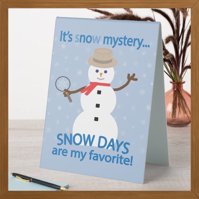 It's sNOw Mystery Detective Snowman (Creator Uploaded)